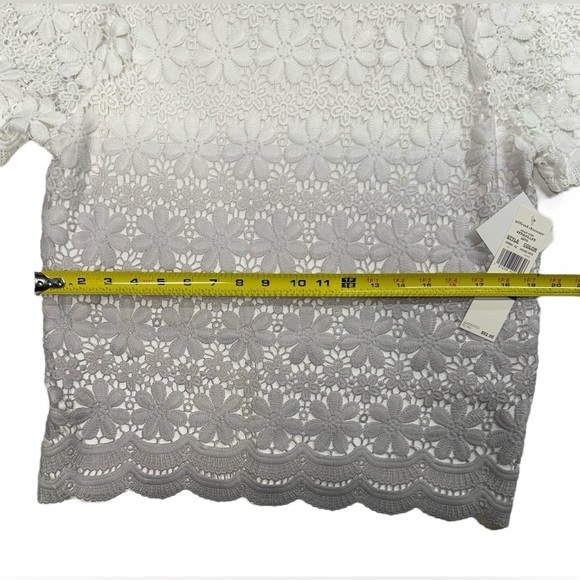 Alfred Dunner size PXL white and gray ombré shirt NWT, never before worn! - Picture 7 of 10